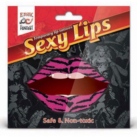 Lip Tattoo Тигровый розовый