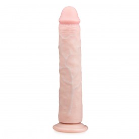 Телесный фаллоимитатор Realistic Dildo - 28,5 см.