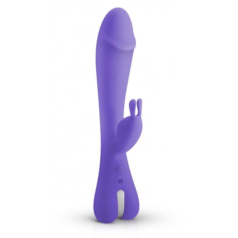 Фиолетовый вибратор-кролик Trix Rabbit Vibrator - 22,5 см.